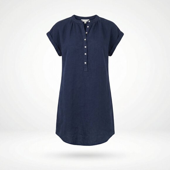 Bella Dahl Dresses & Skirts - Bella Dahl Linen Cap Sleeve Henley Mini Dress Women’s